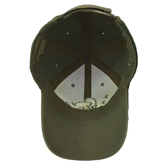 Ducks Unlimited DU Leader Hat Hunting Cap Retriever Olive Green Adjustable OSFM - Picture 6 of 7